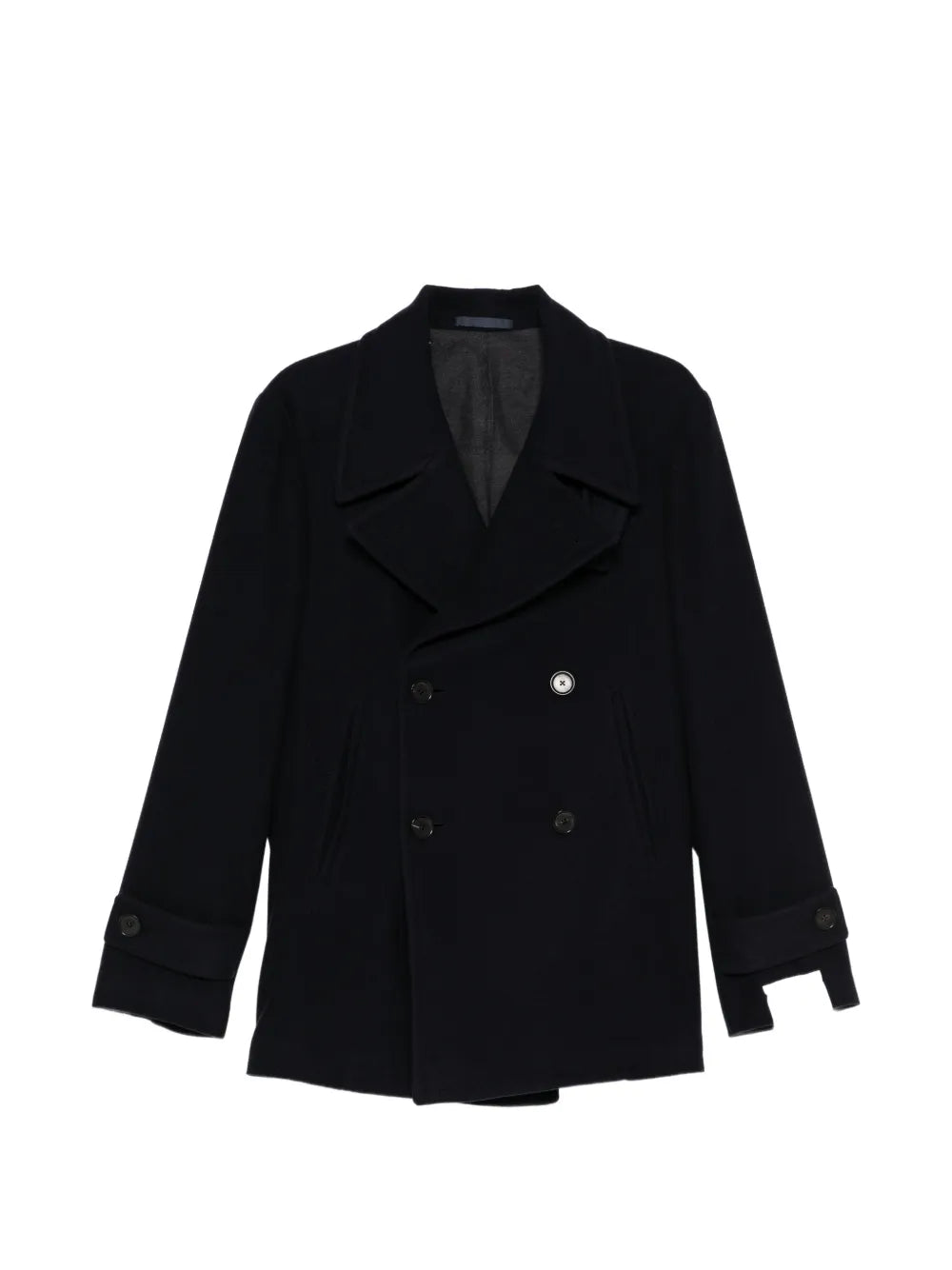double-breasted coat
