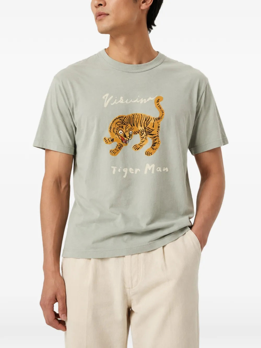 Tiger Man graphic-print T-shirt