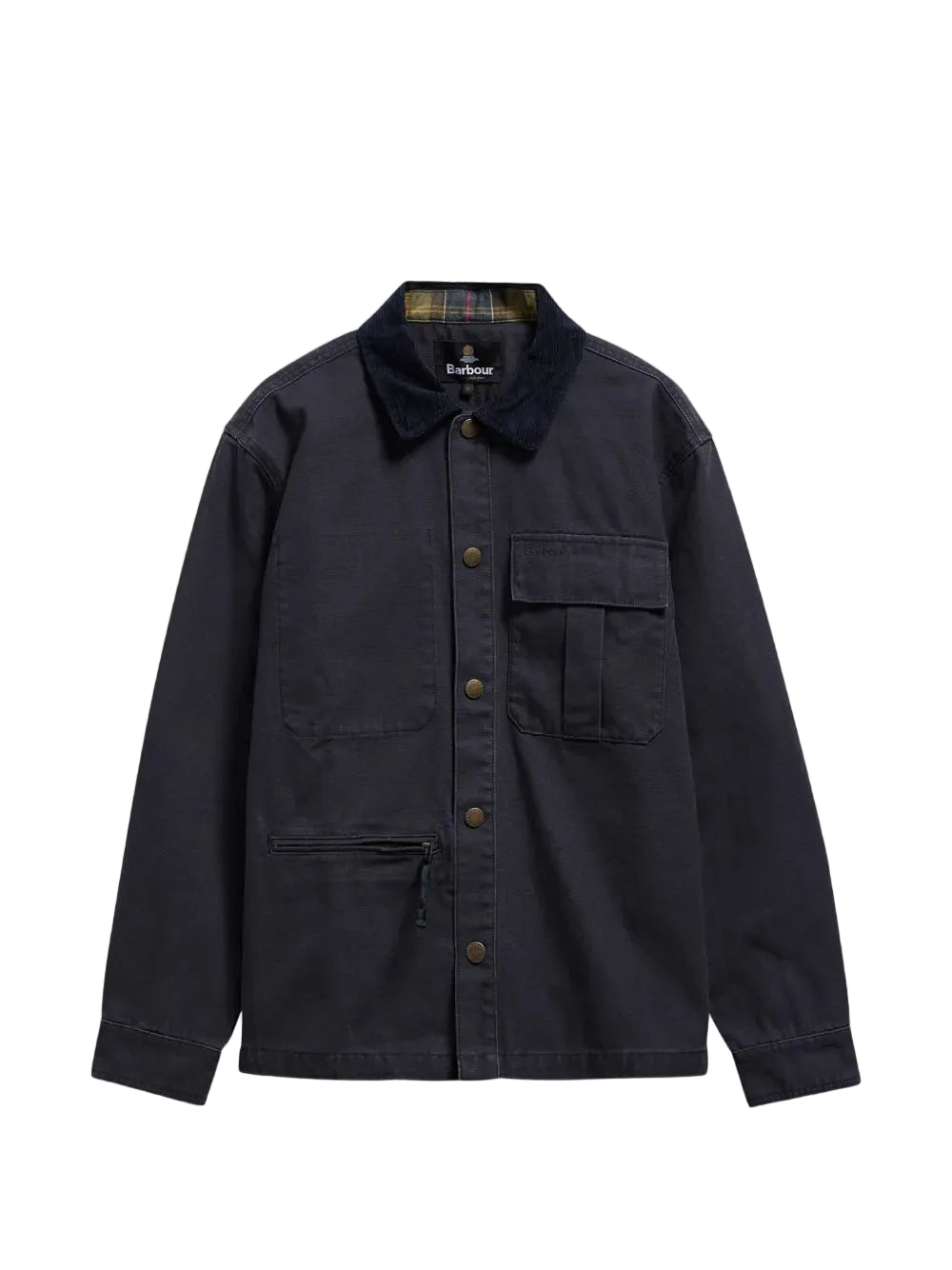 Ursula Corduroy-Collar Multi-Pocket Shirt Jacket