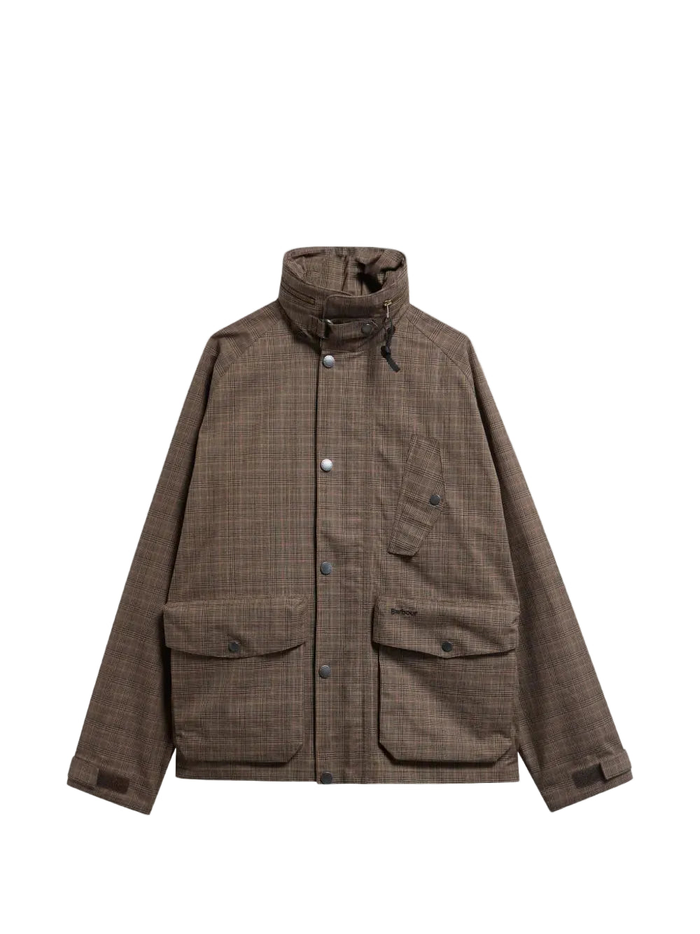 Transport Ursula Check-Pattern Hooded Jacket