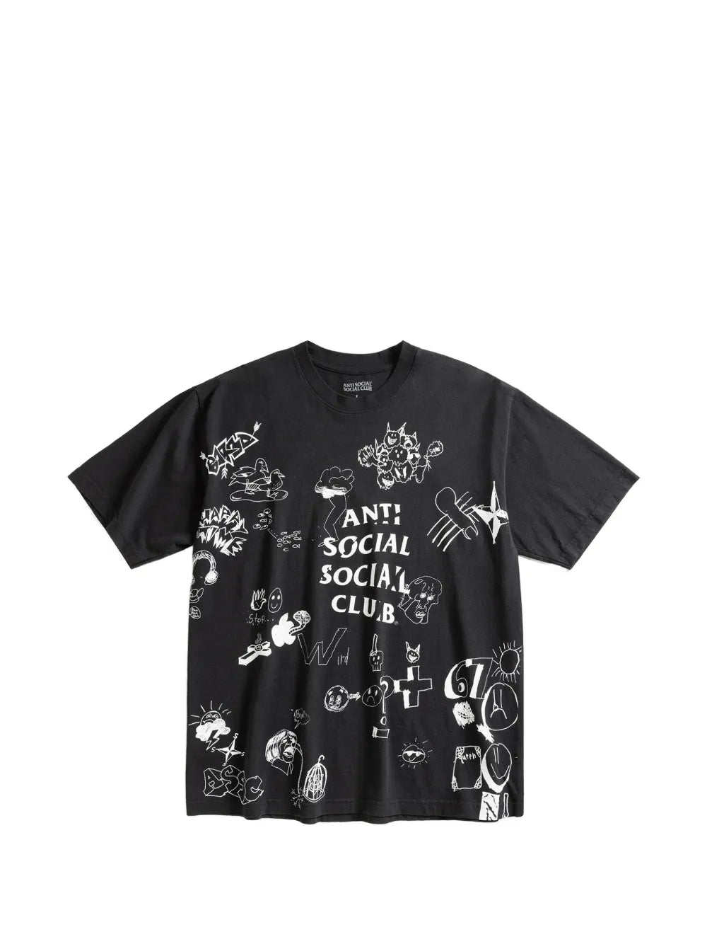 illustrated-print T-shirt