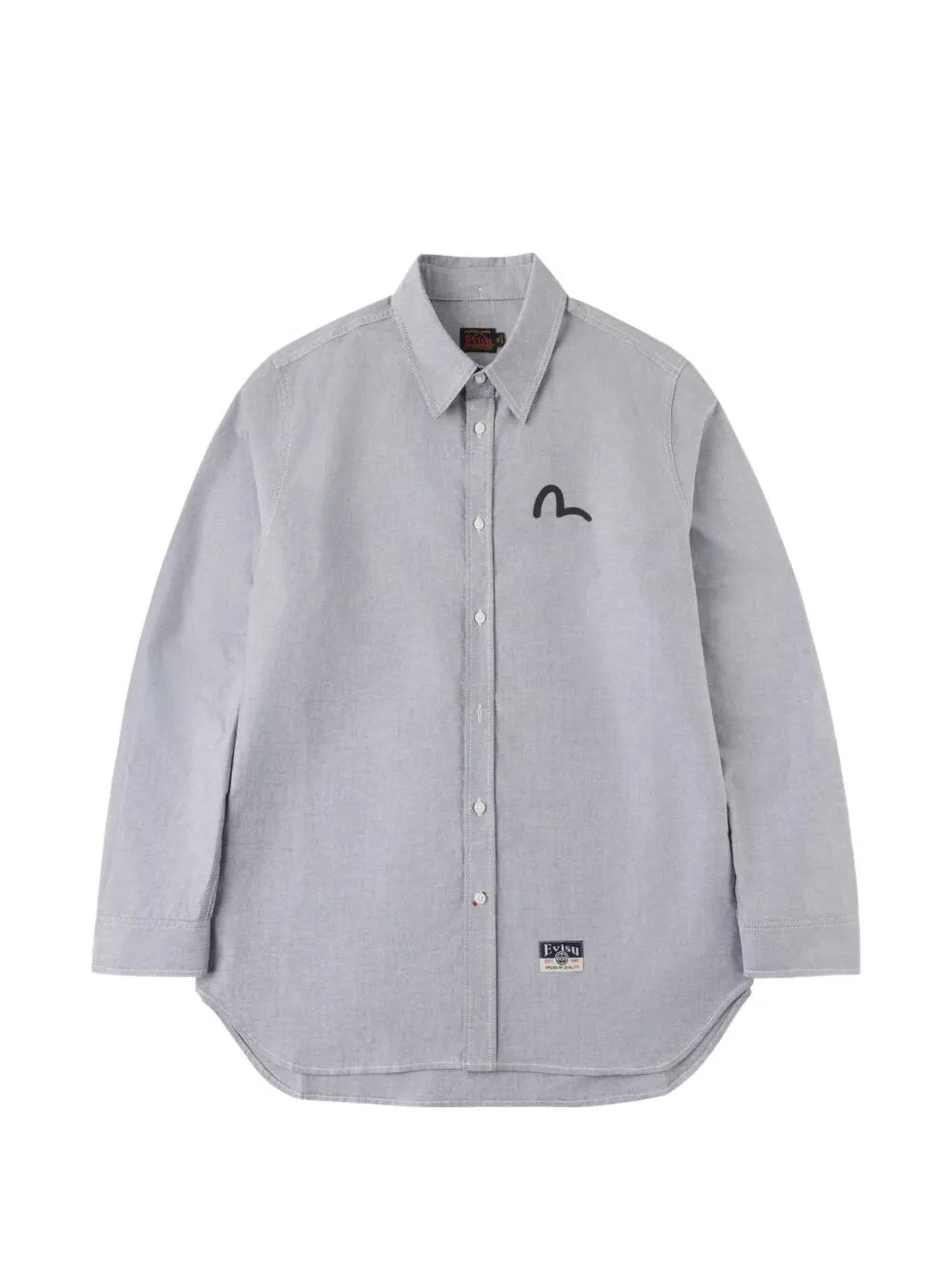 Seagull-Print Cotton Shirt