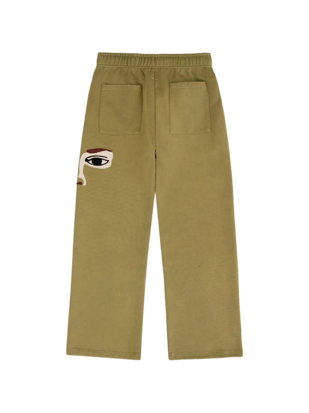 face-patch track pants