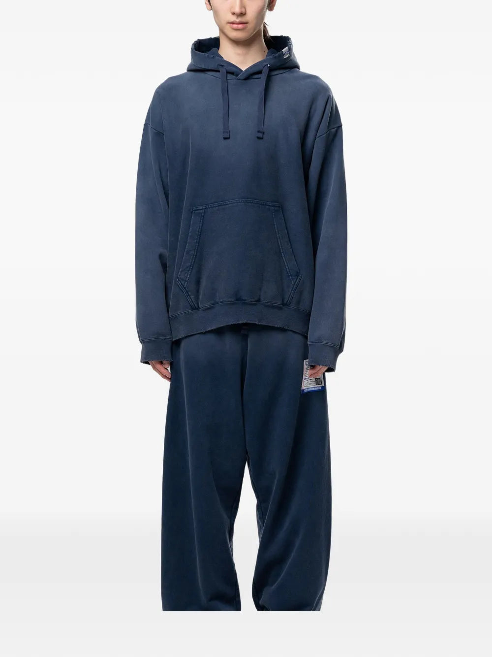 sun-faded like distressed hoodie
