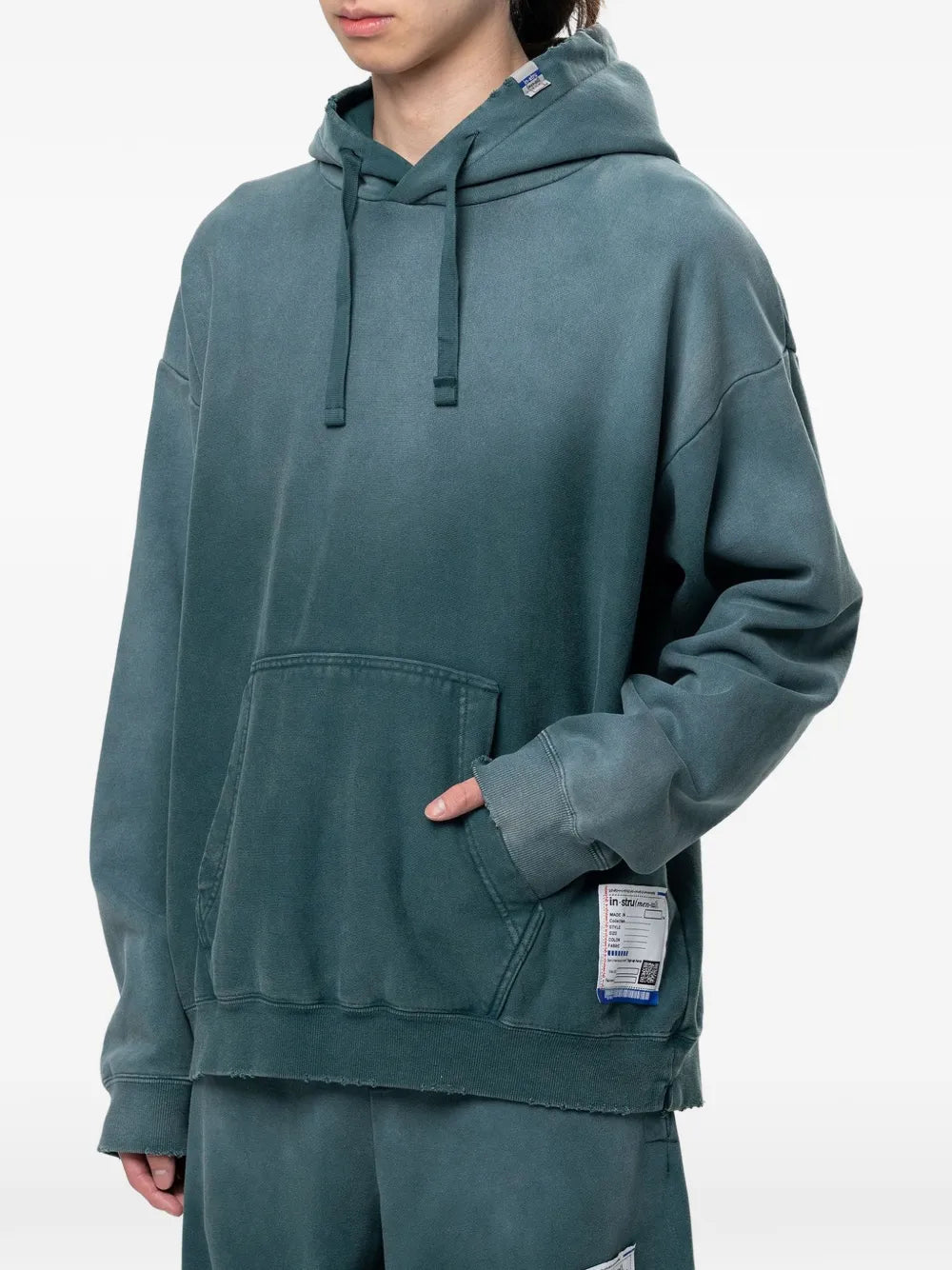 sun faded like distressed hoodie