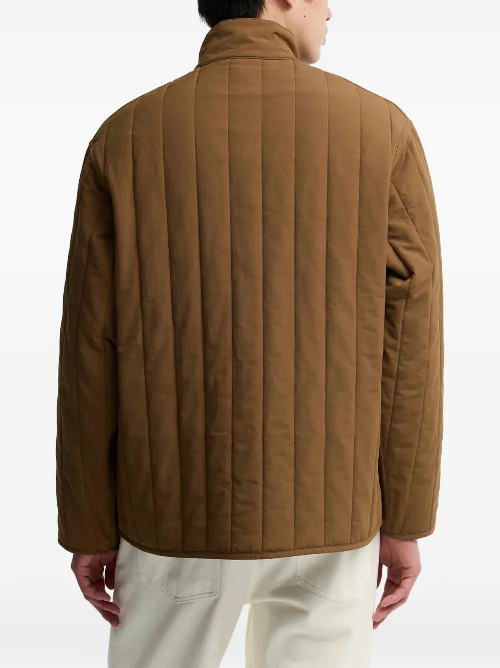 quilted high-neck jacket