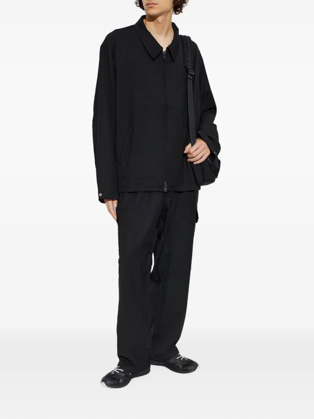 buckle-belt cargo pants