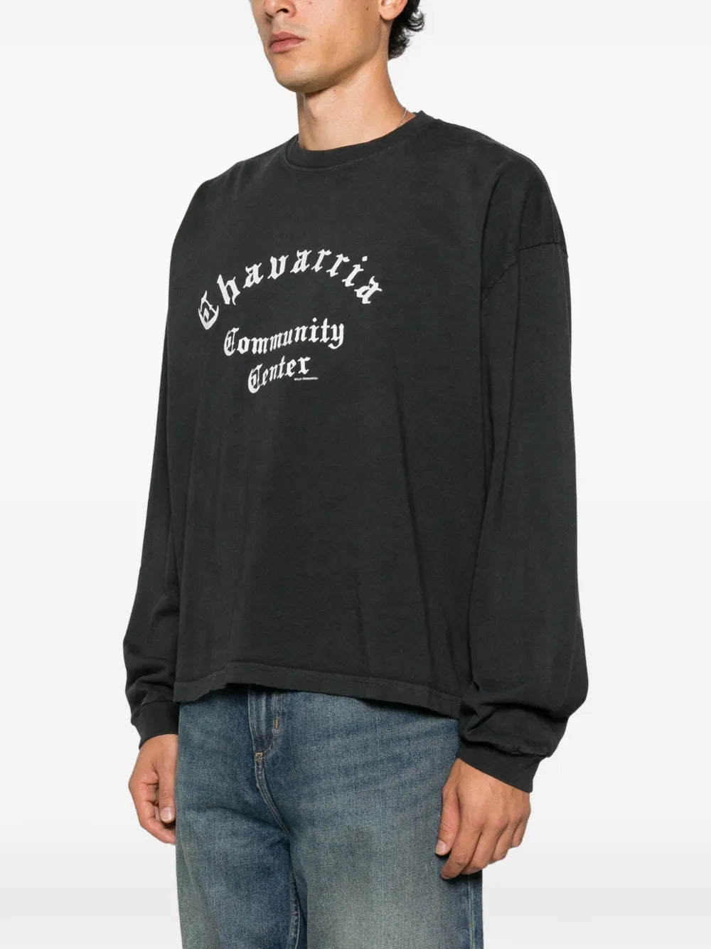 logo-print long-sleeve T-shirt