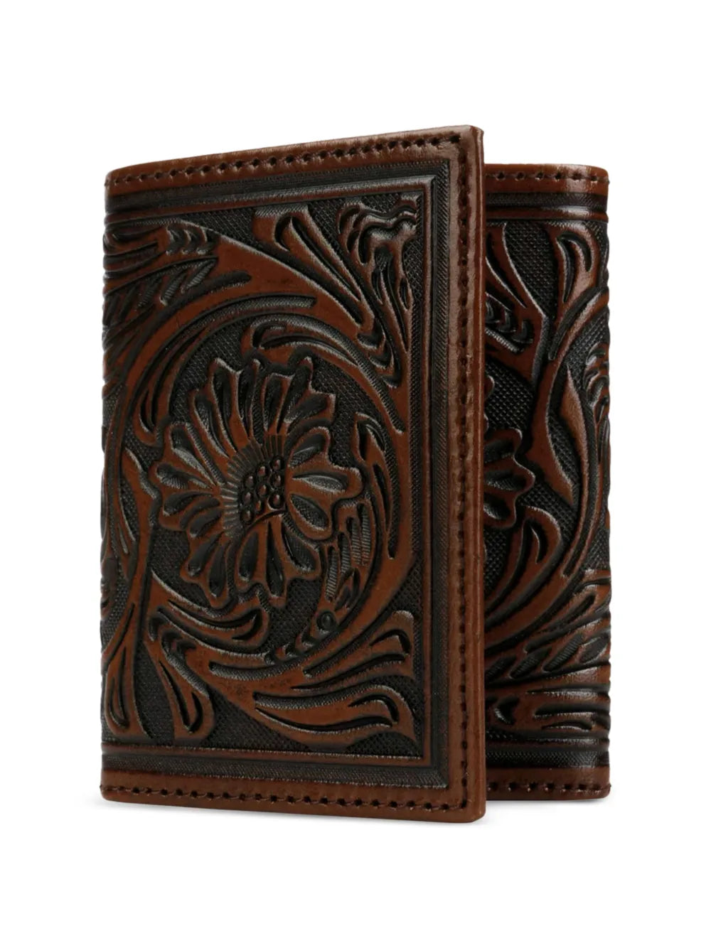  leather trifold wallet