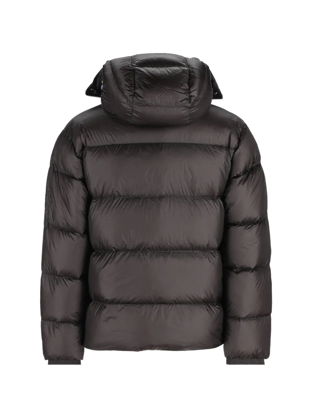 Goggle-detail quilted jacket