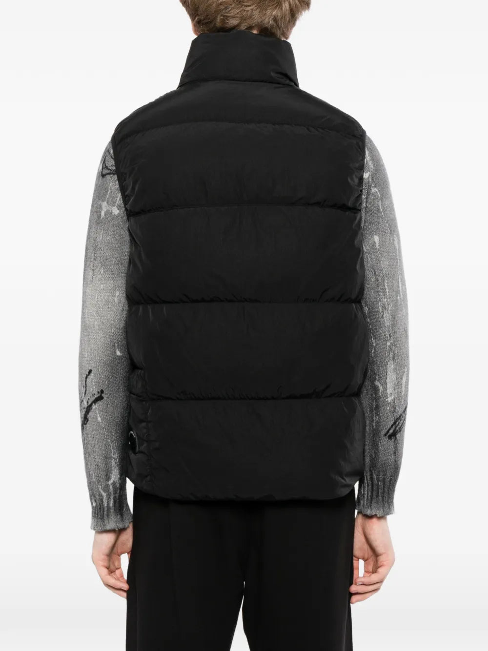 quilted down gilet