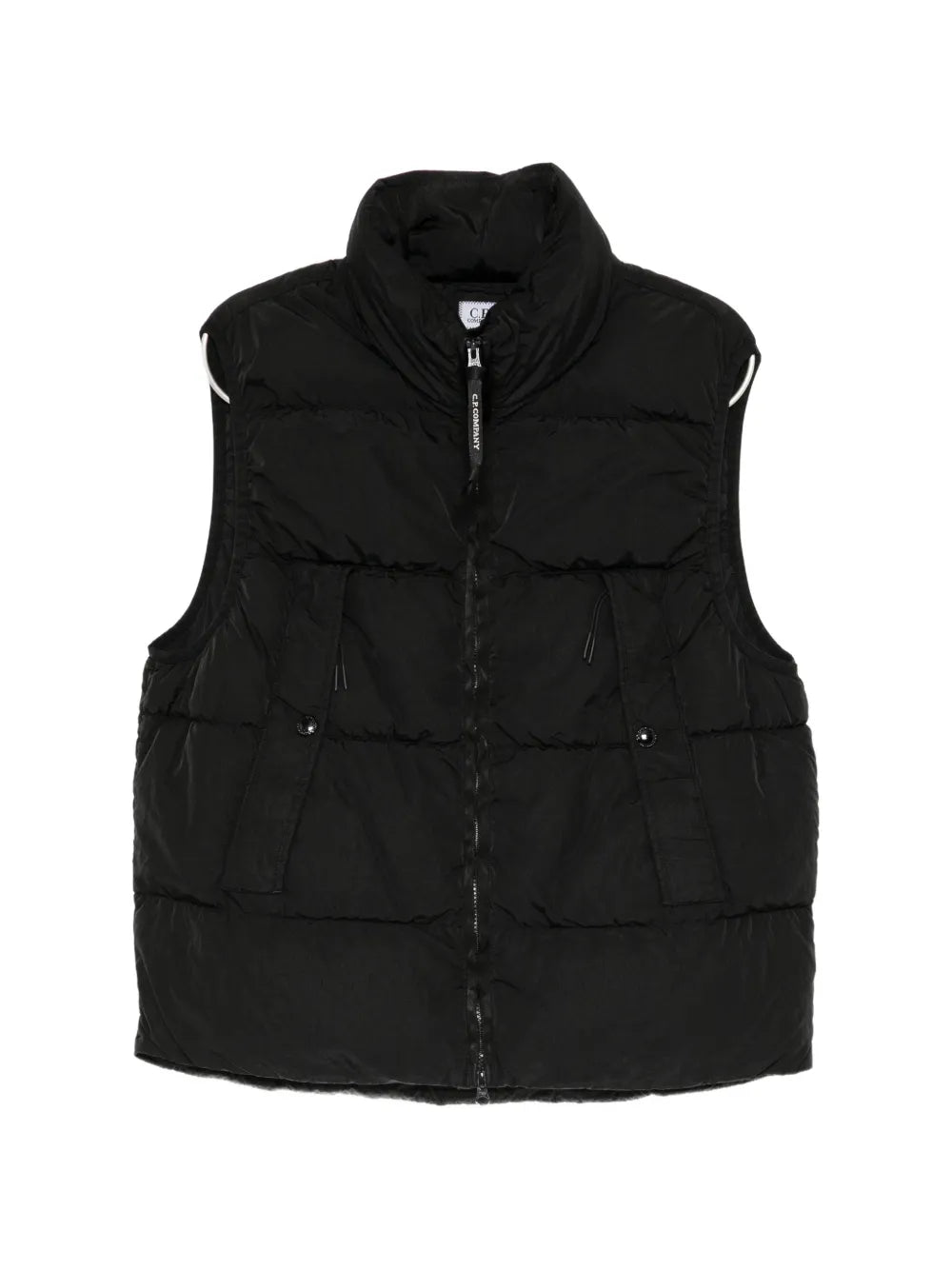 quilted down gilet