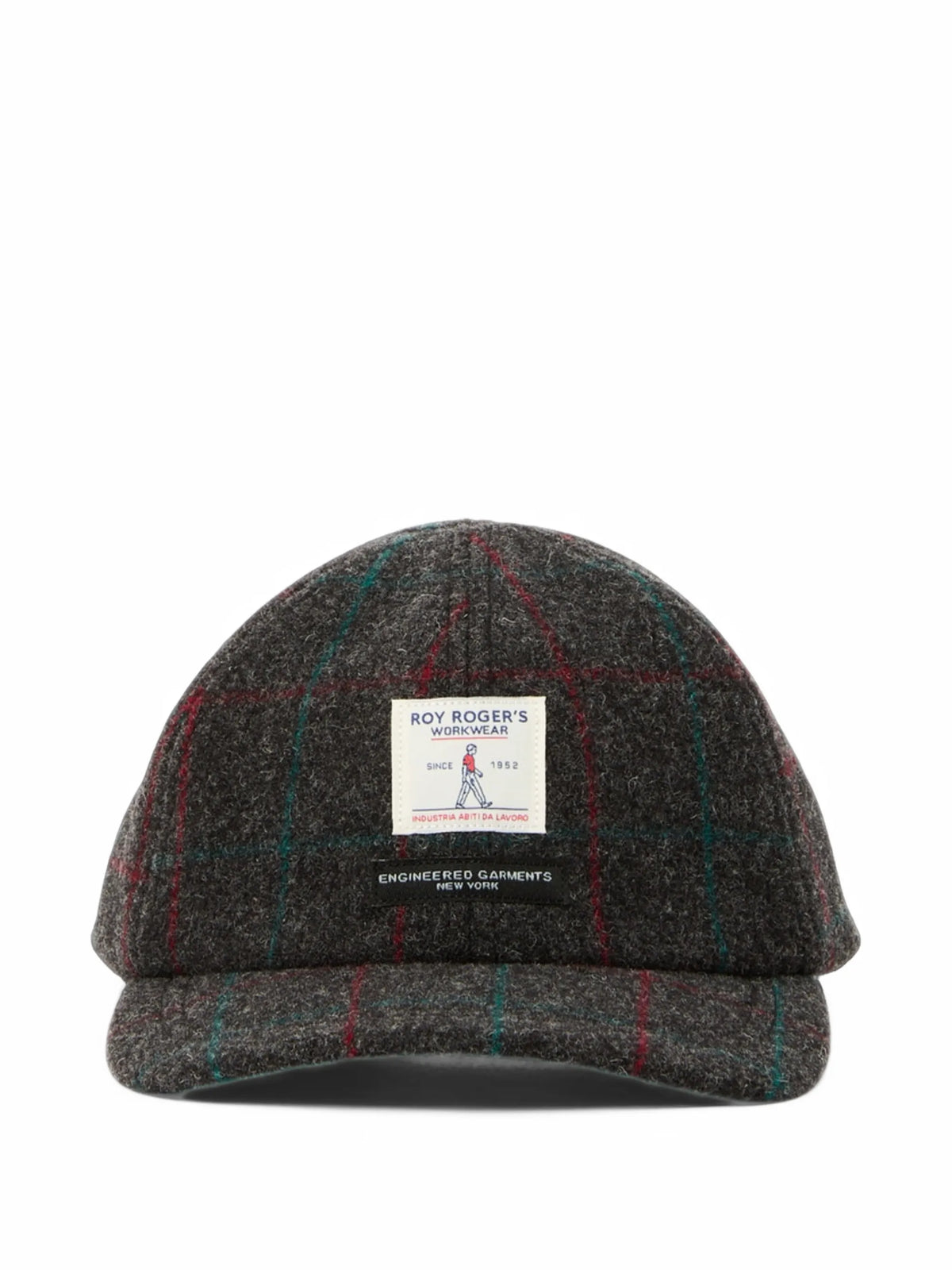 X Engineered Garments Check-Pattern Wool Cap