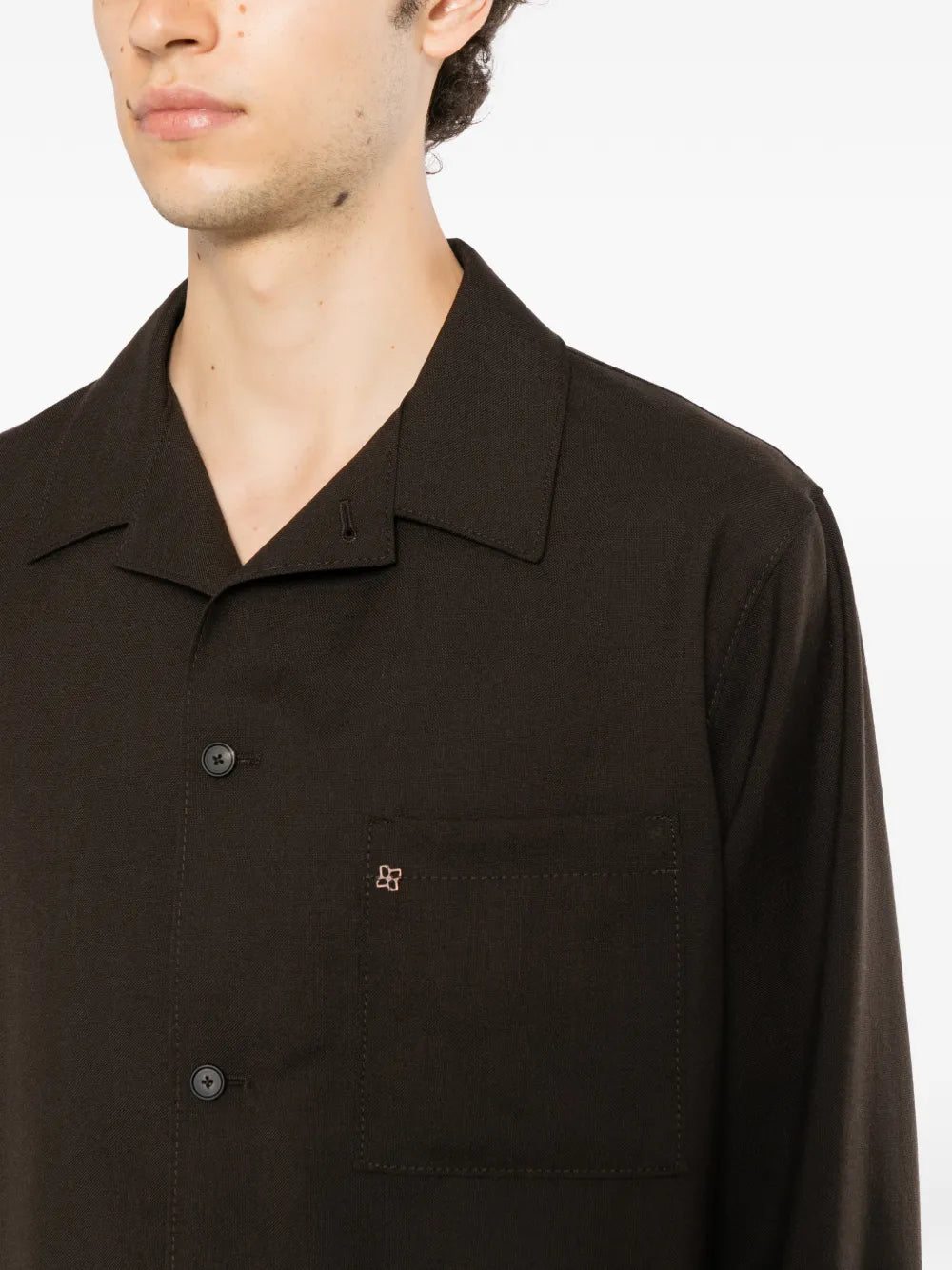 chest pouch pocket shirt jacket 