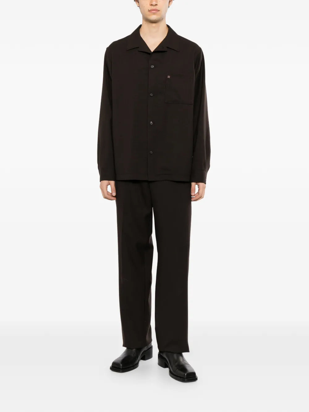 chest pouch pocket shirt jacket 