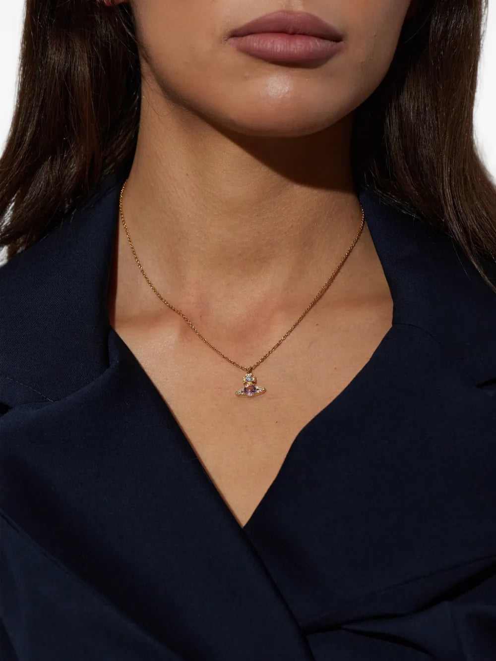 Ondina crystal-embellished necklace