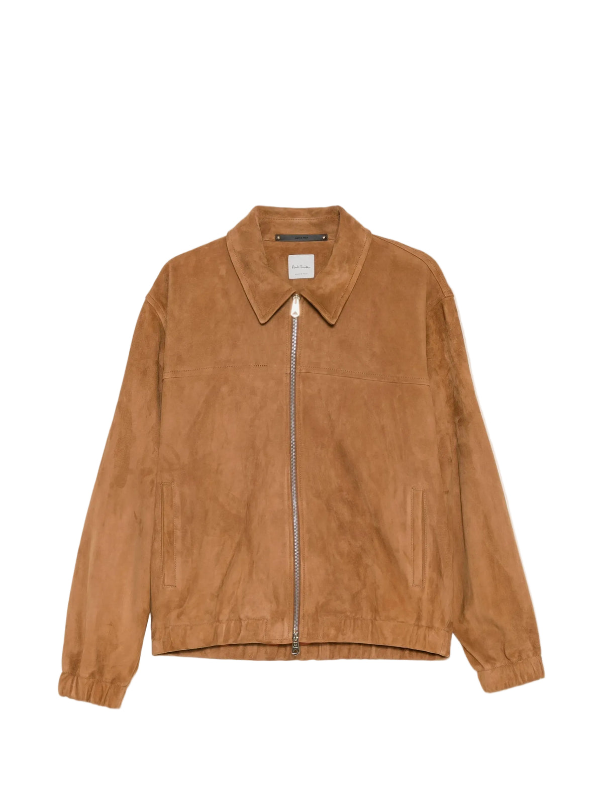 Two-Way Zip Leather Jacket
