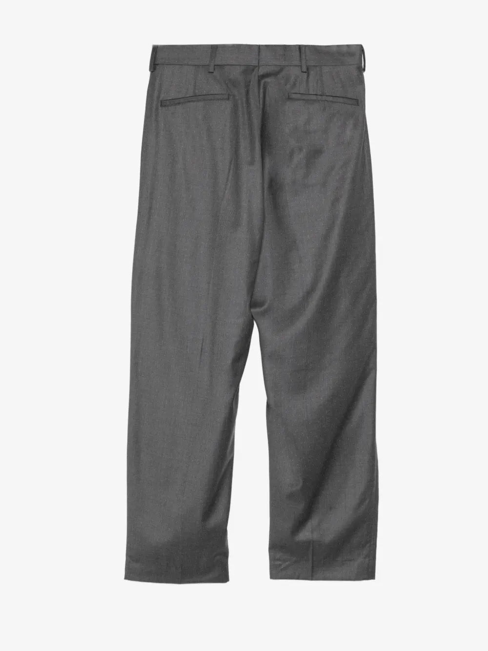 Pin-Dot Pleated Trousers