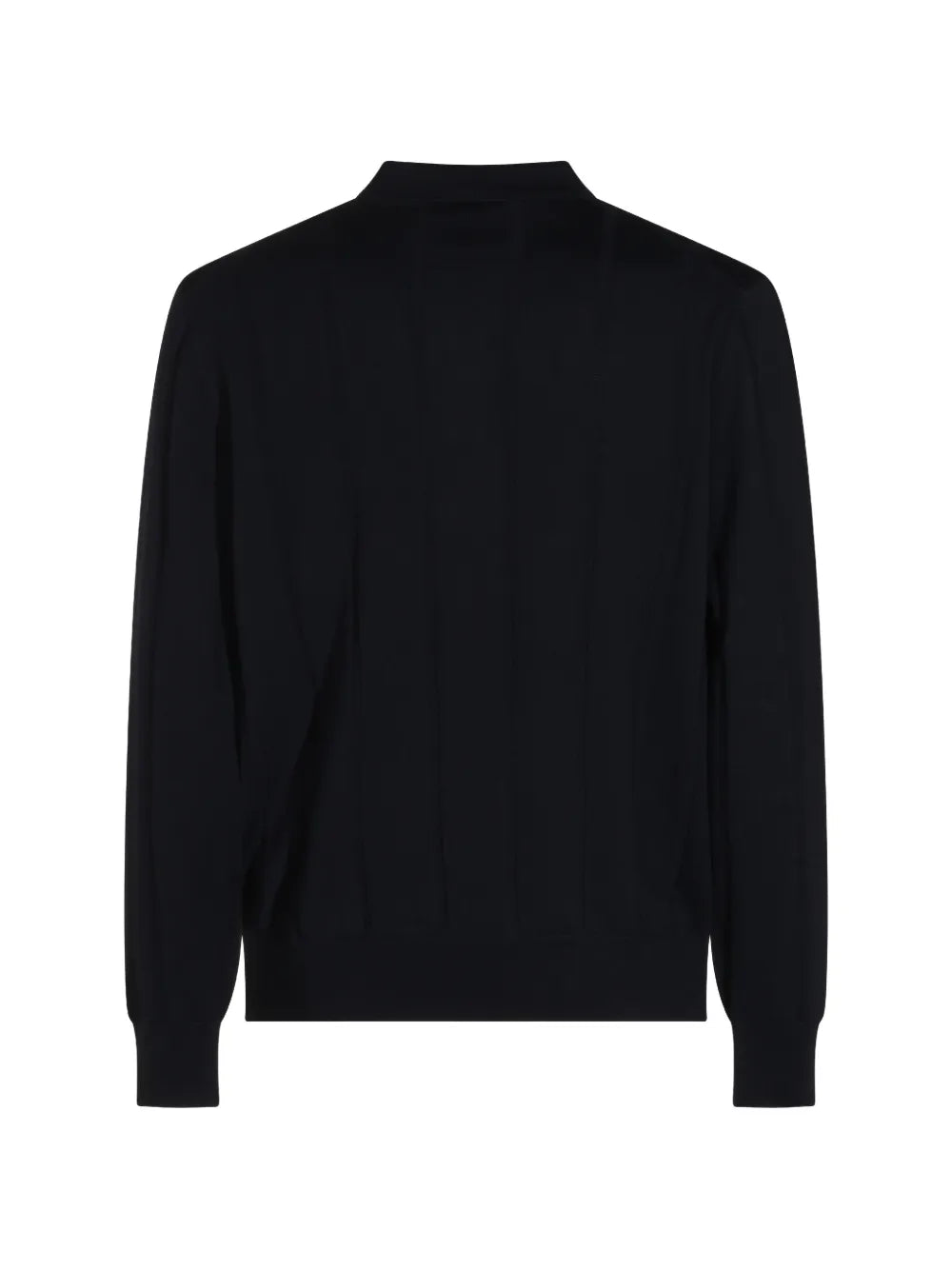 ribbed-knit long-sleeve sweater