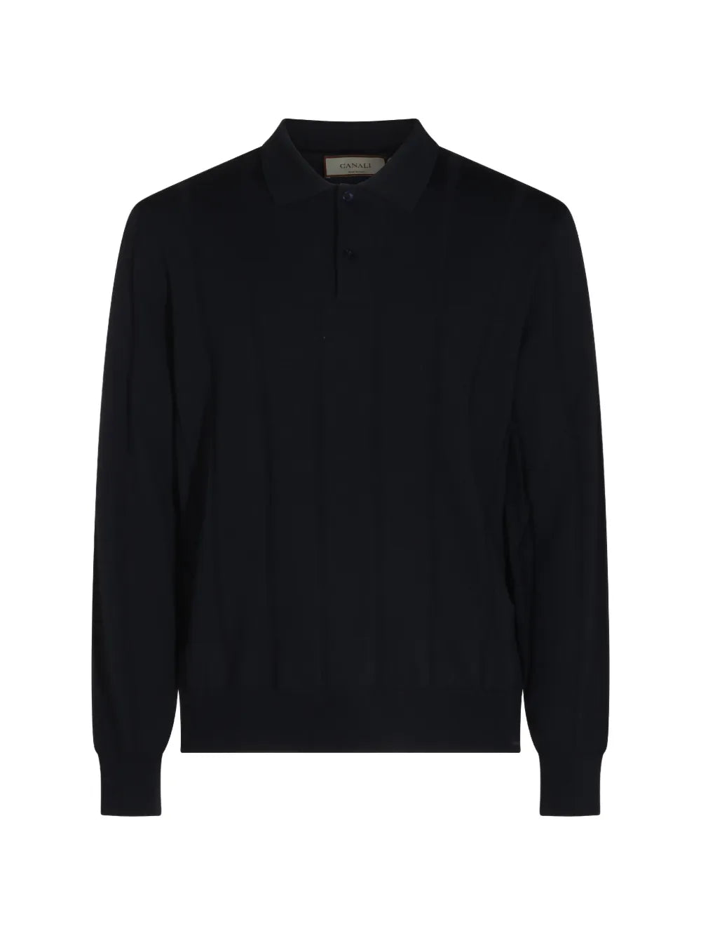 ribbed-knit long-sleeve sweater