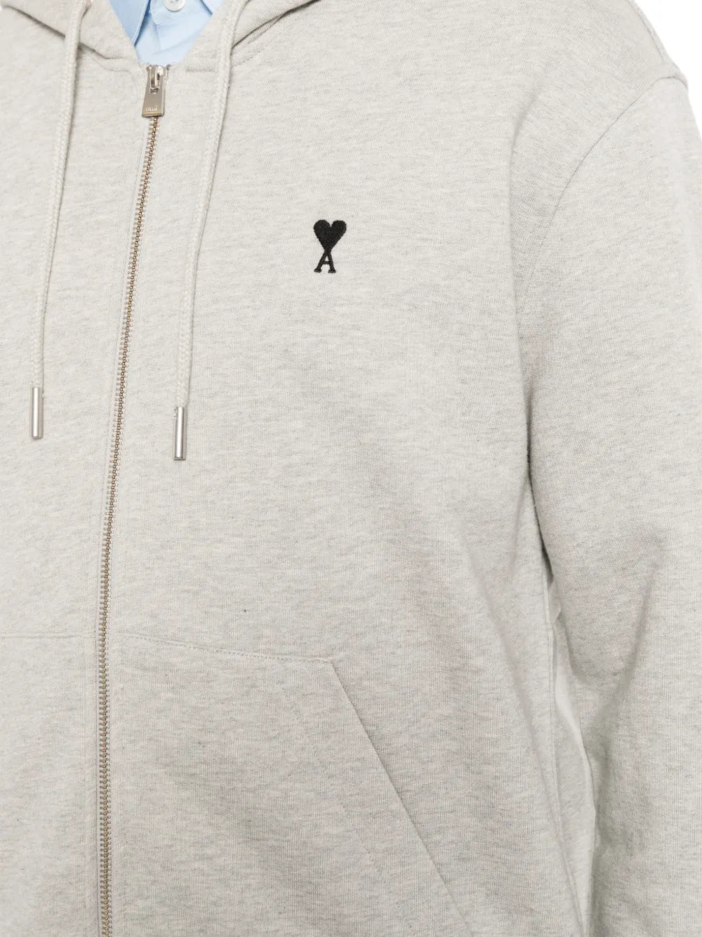 logo-embroidered hoodie 