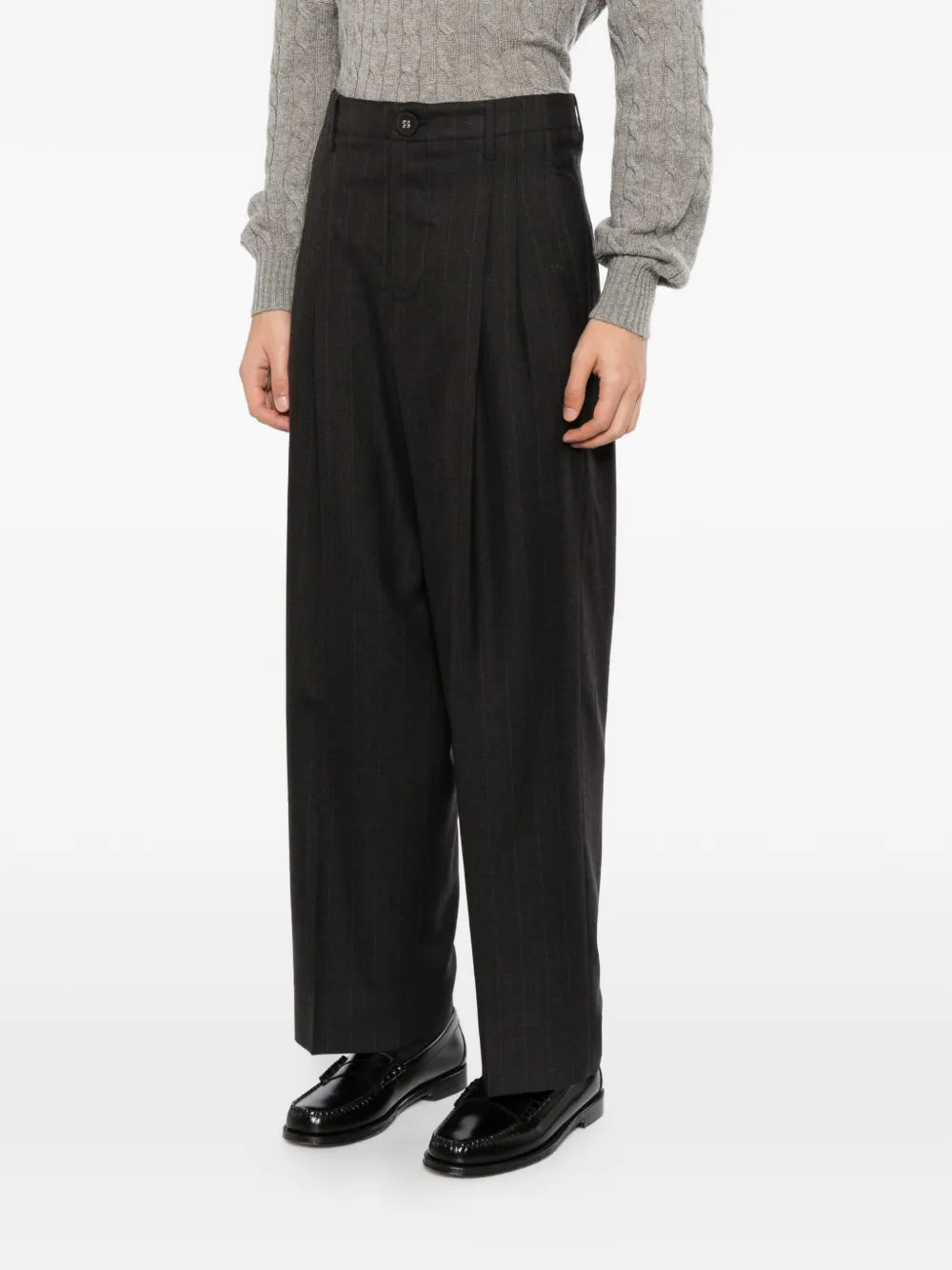 striped tailored trousers 