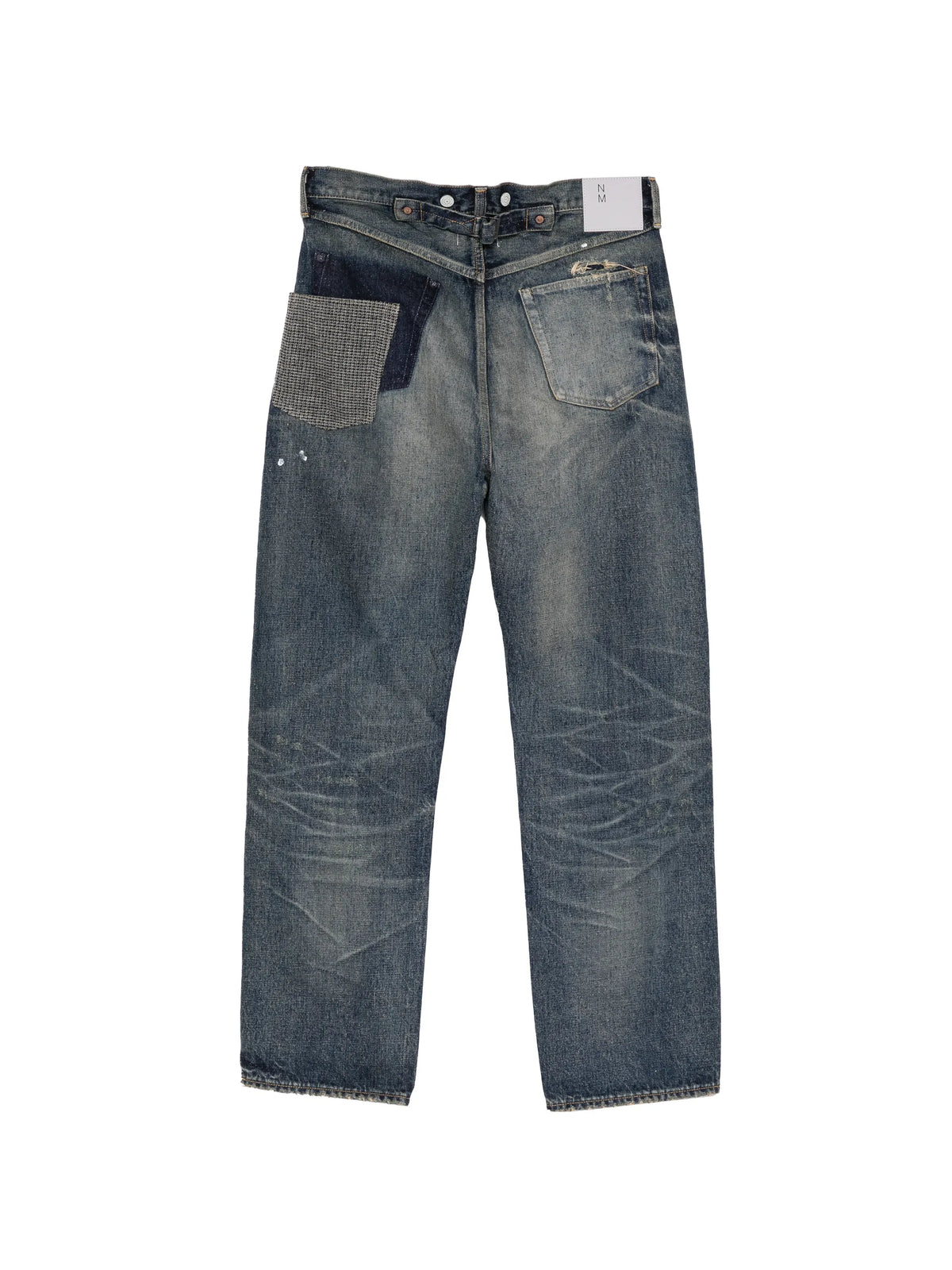 Graphic-Print Jeans