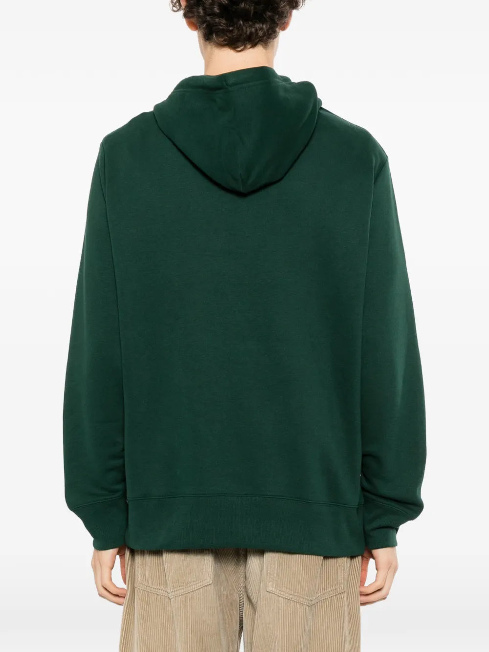 graphic-embroidered hoodie