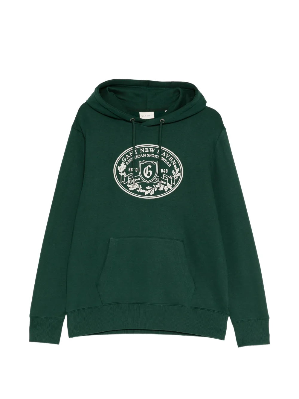 graphic-embroidered hoodie