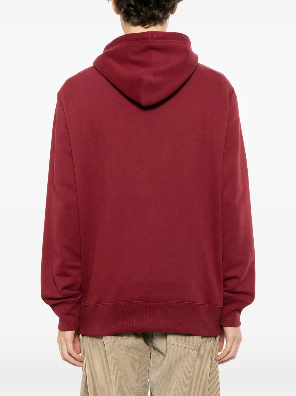 graphic-embroidered hoodie