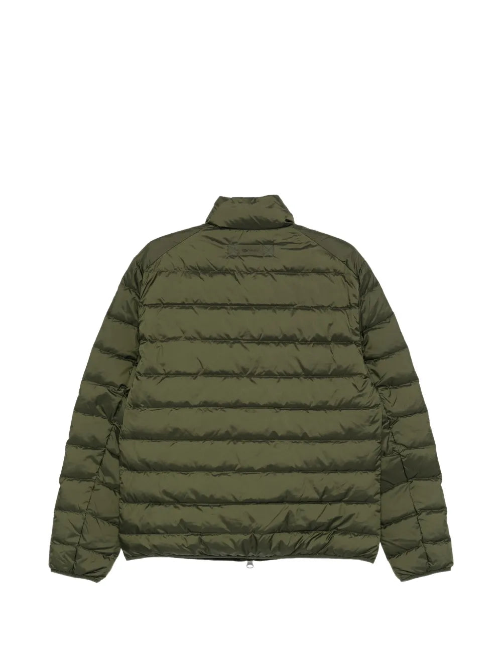 logo-embroidered padded jacket 