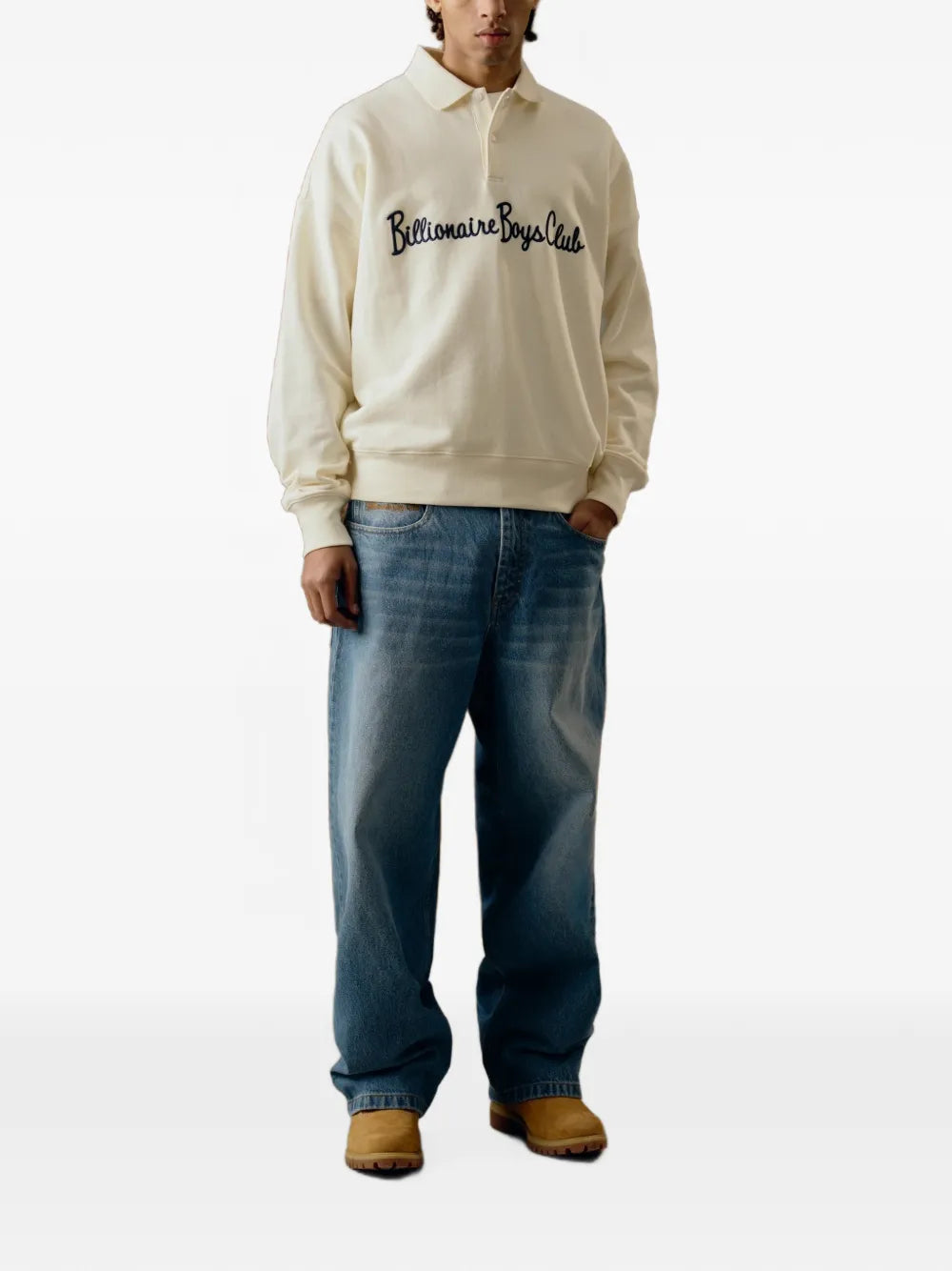 logo-embroidered polo shirt