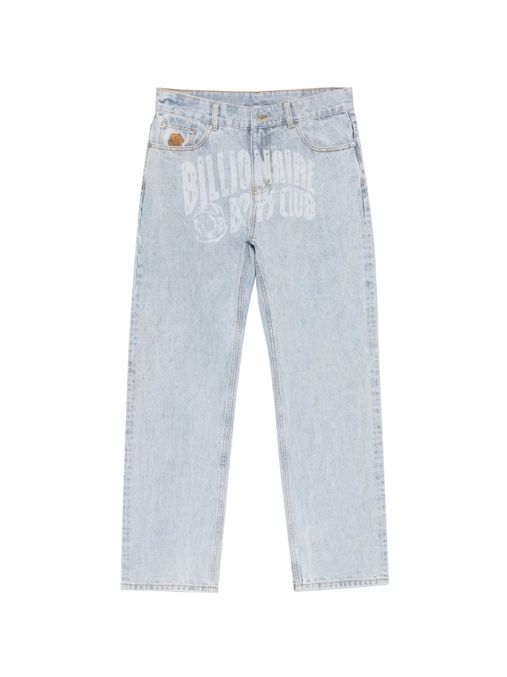 Graphic-Print Jeans