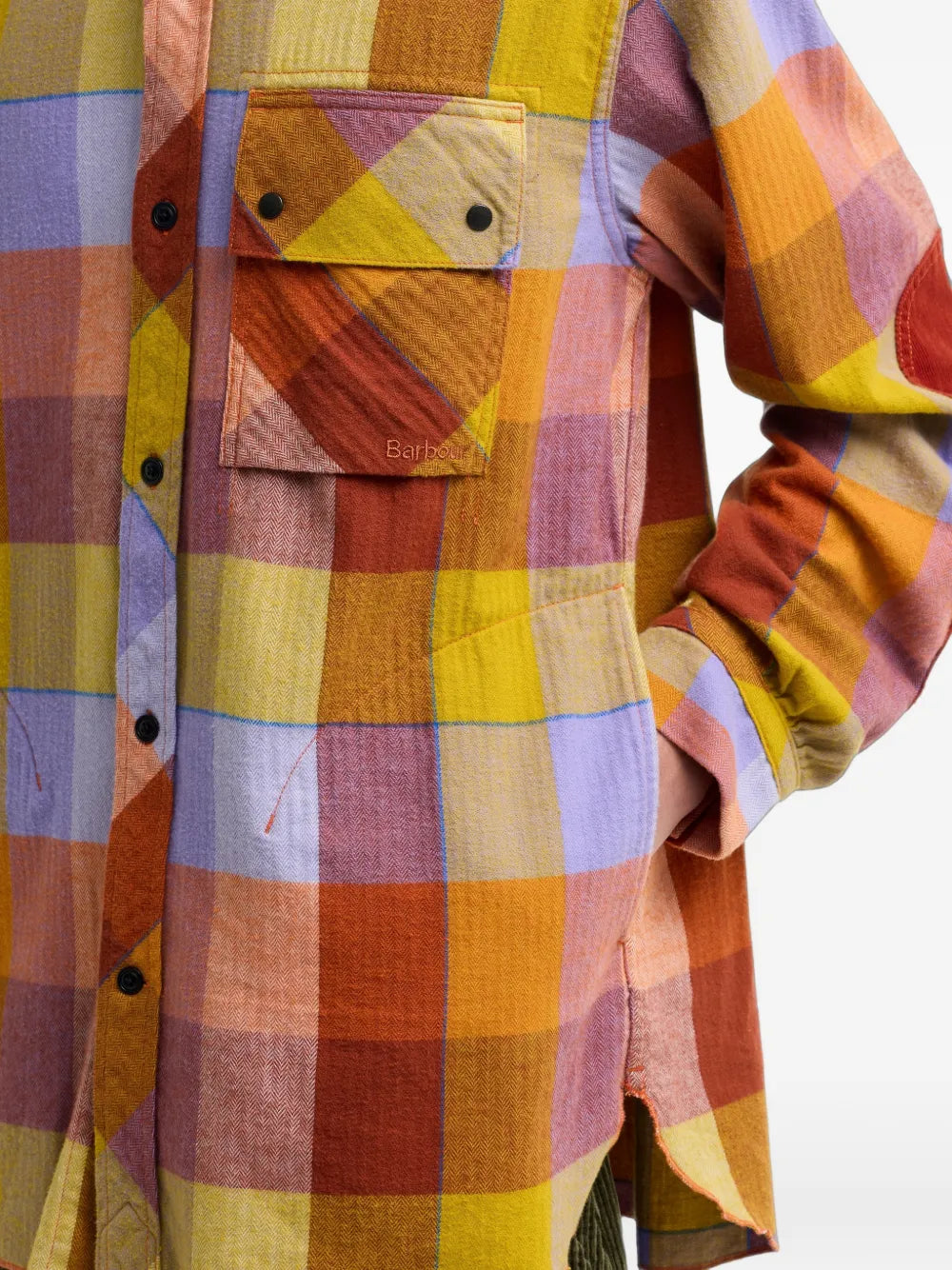 X Norbit Checked Elbow-Patch Shirt