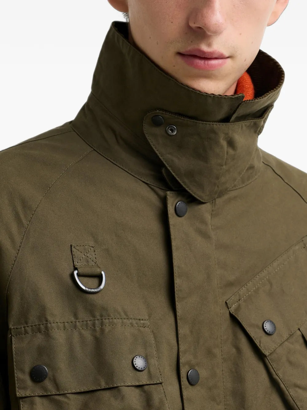 multi-pocket layered jacket