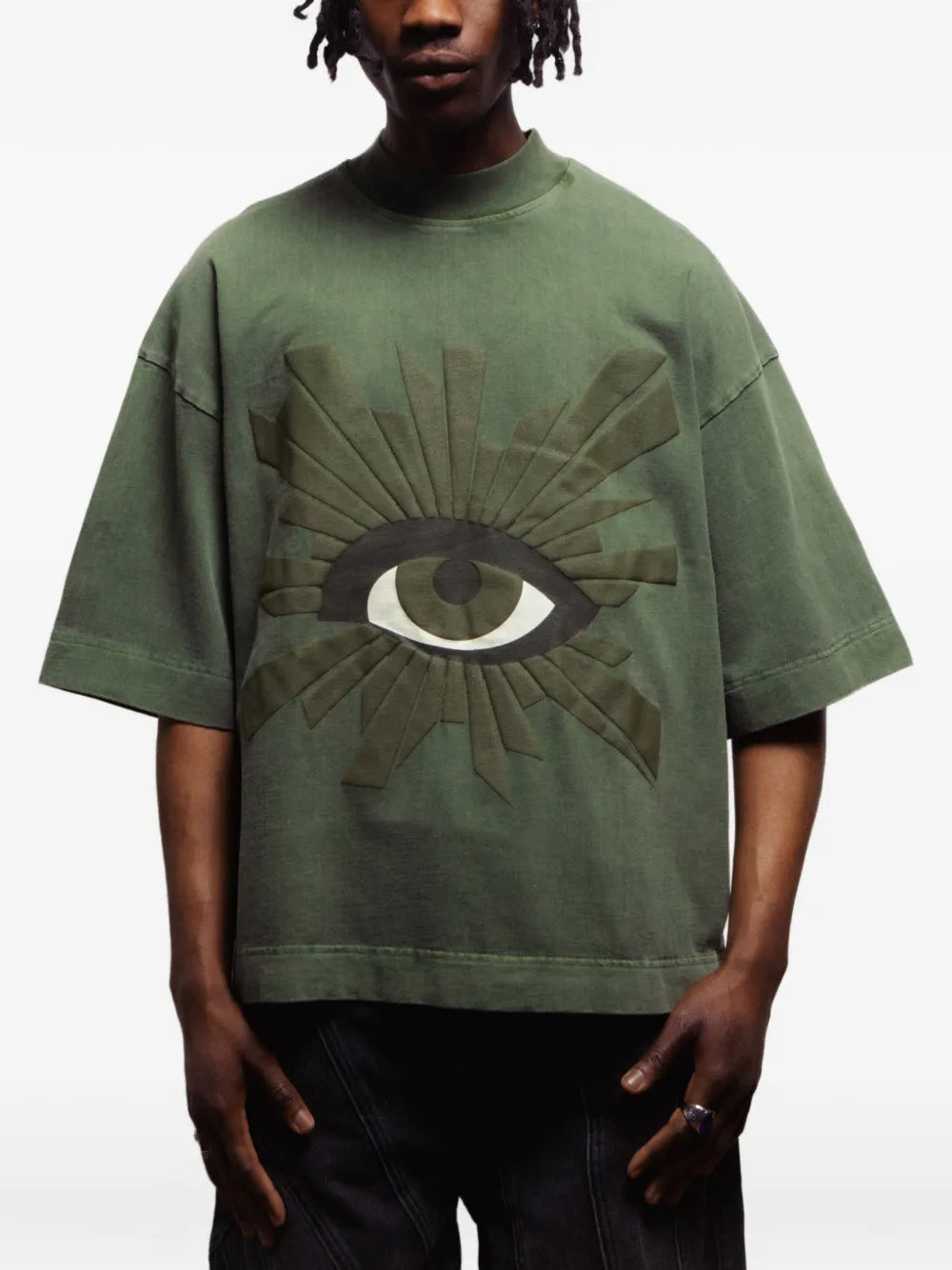 ALL-SEEING  logo-patch T-shirt