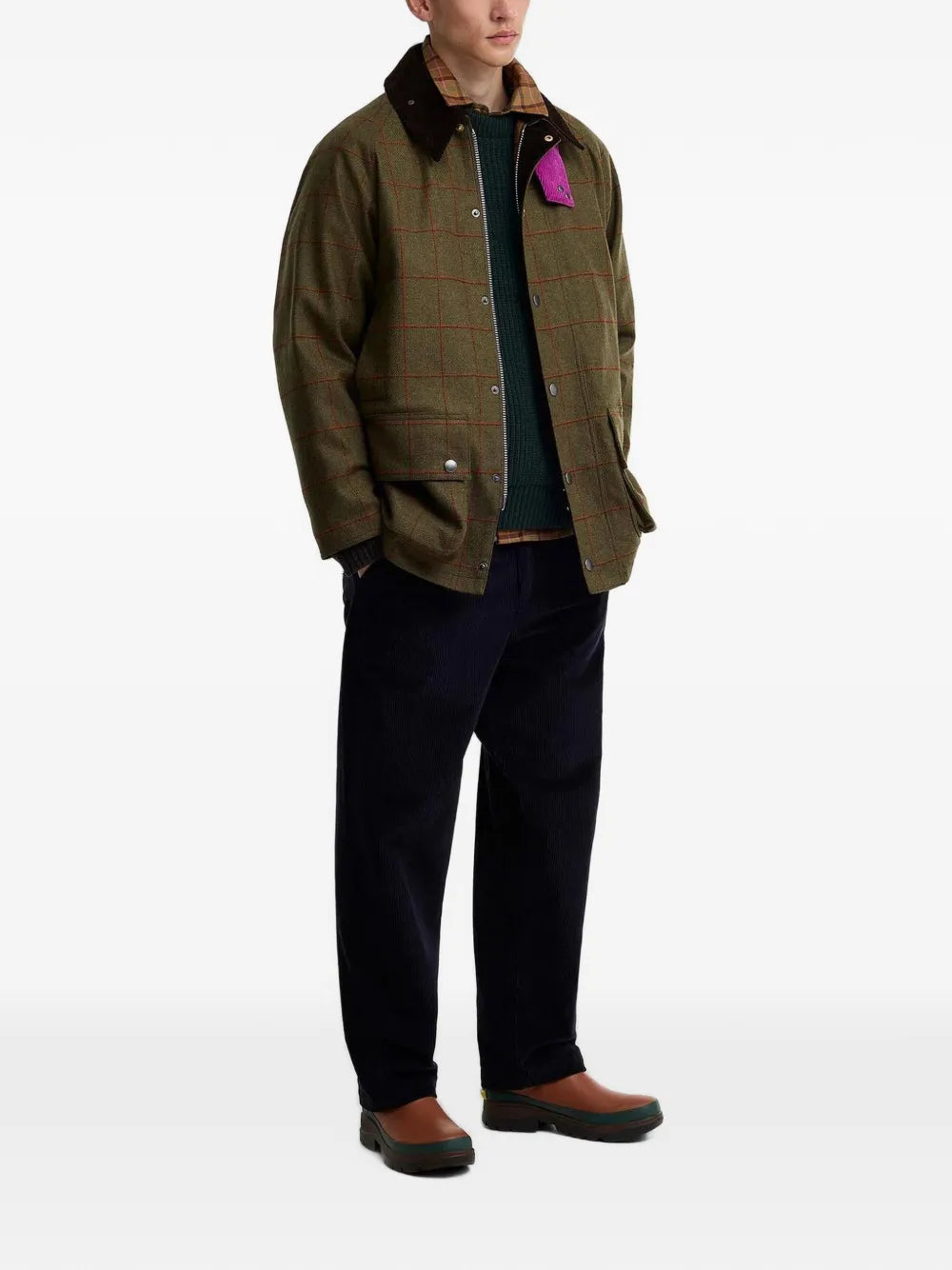 Paul Smith Loves Barbour check jacket