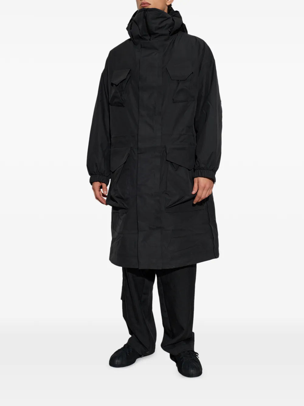 GTX padded hooded coat