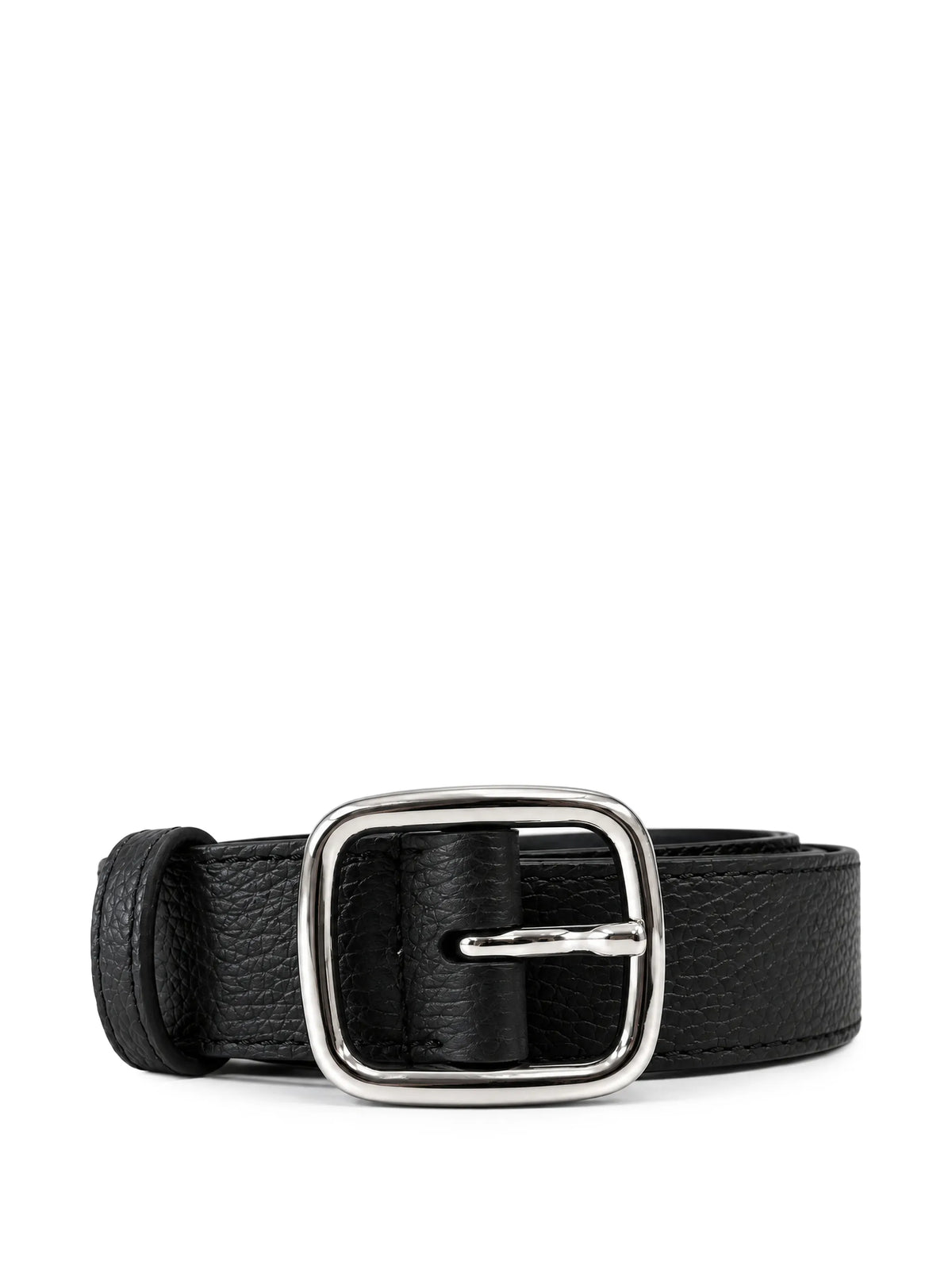 Grained Leather Belt
