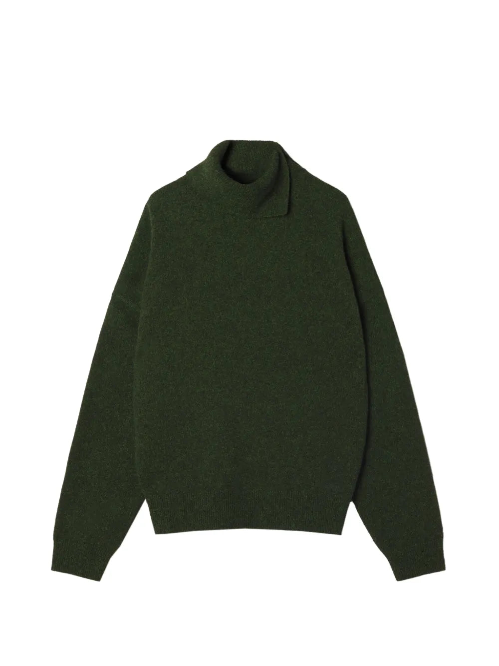 button-neck cashmere sweater