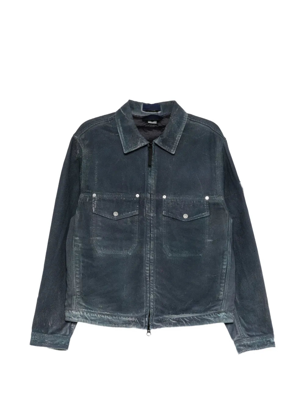 logo-patch denim jacket