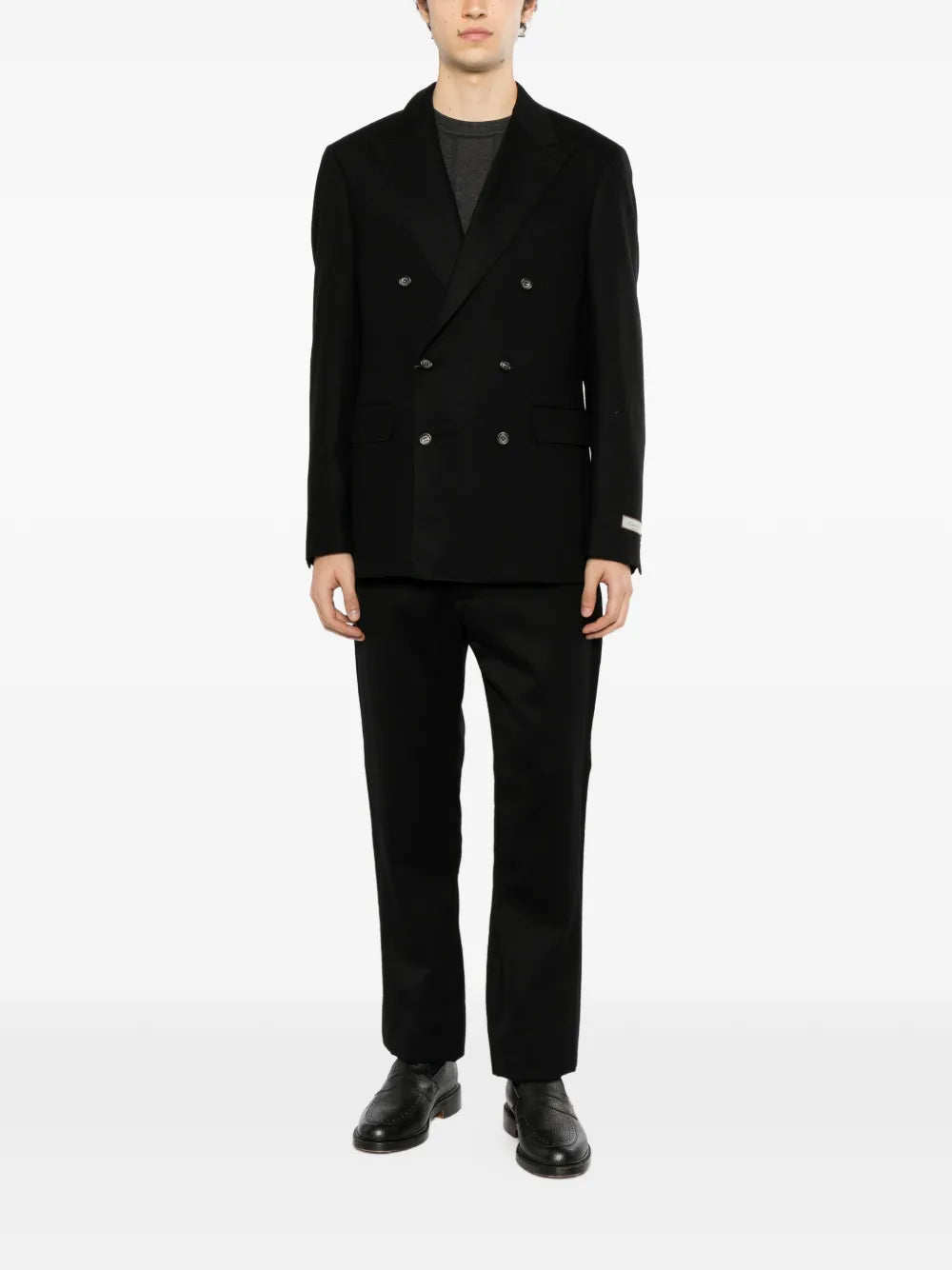 double-breasted blazer