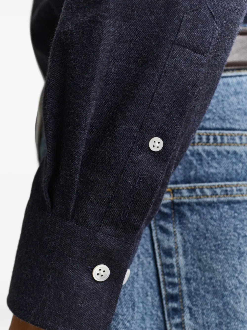 button-down cotton shirt