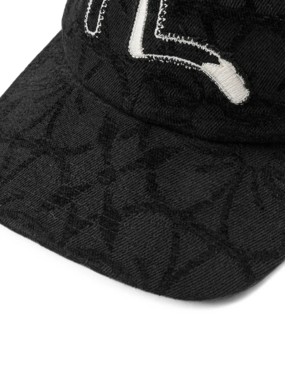 Kamon logo-embroidered jacquard baseball cap