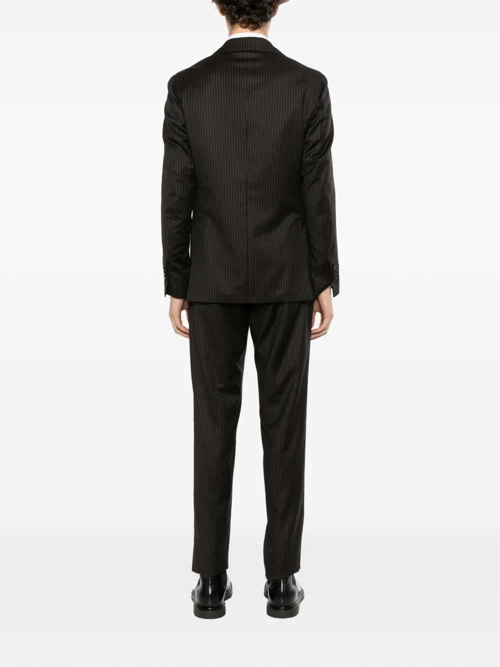 pinstripe-pattern suit