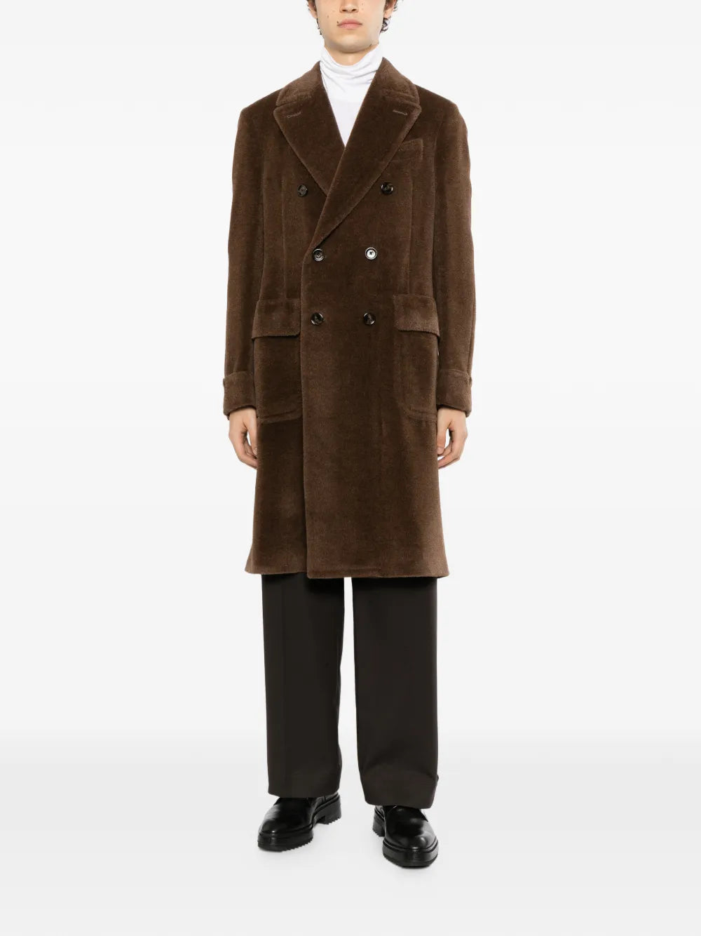 double-breasted coat