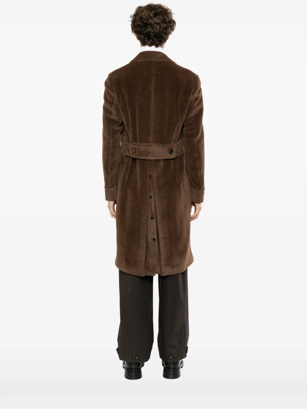 double-breasted coat