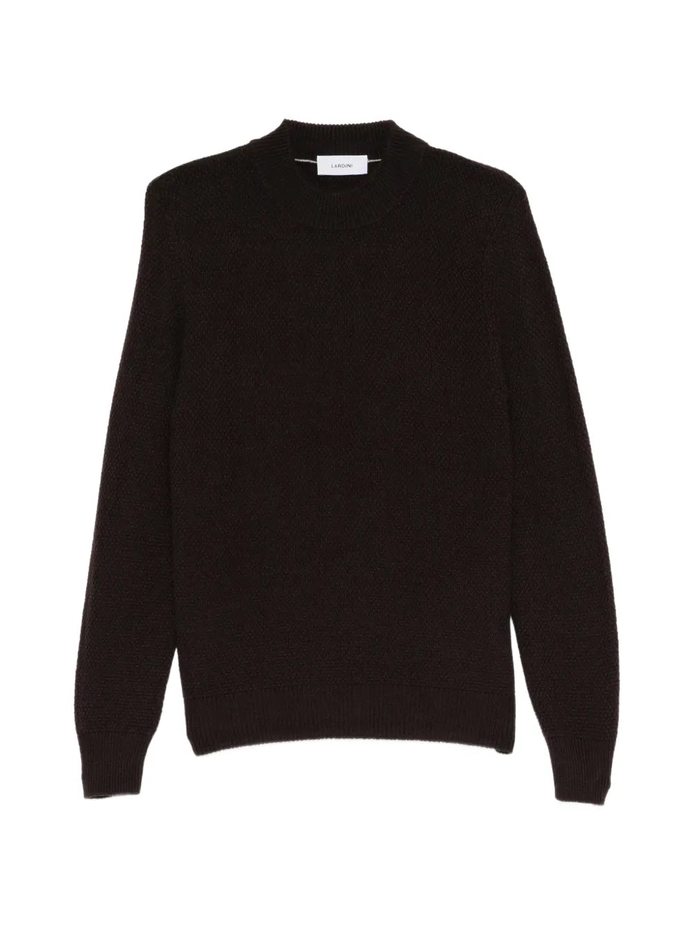 waffle-knit  sweater