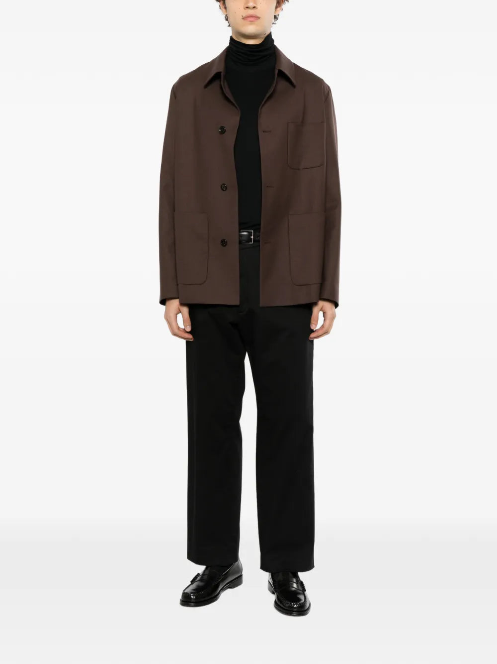 button-up patch-pocket jacket
