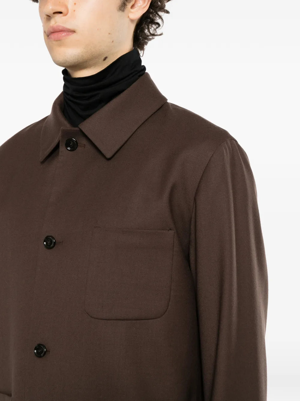 button-up patch-pocket jacket